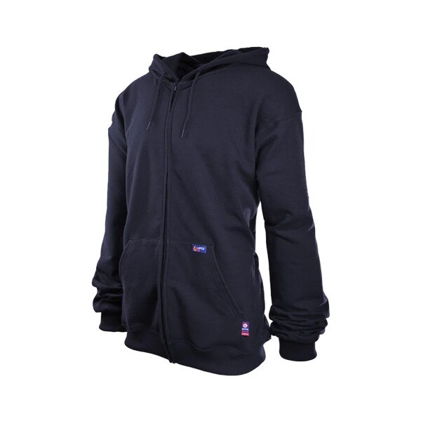 LAPCO FR Full-Zip Hooded Sweatshirt in Navy